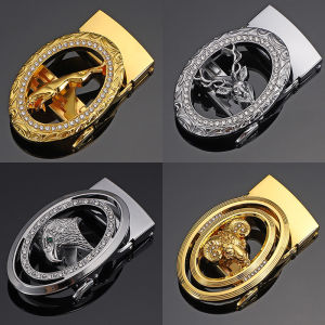 หัวเข็มขัดแบบอัตโนมัติสำหรับผู้ชาย สไตล์เกาหลี หัวเข็มขัดโลหะผสม ขนาด 3.5 ซม. สไตล์ไฮเอนด์ หัวเข็มขัดแบบหนังสัตว์