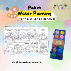 Paket Melukis dengan Cat Air