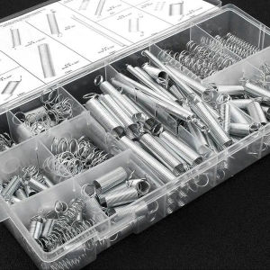 200PCS Hardware Tension Spring Compression Set in Box 20 Size Springs Assortment