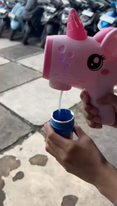 MIRACLE ONLINE SHOP Mainan Anak Bubble Unicorn - Gelembung - Kuda Pony