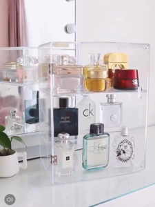 ●SG Stock● Perfumes Storage Box Makeup Storage Rack Perfume Rack Perfumes Box Cosmetics Storage Box Nail Polish Storage Rack Toiletries Storage Rack Perfumes Stand Perfumes Holder Toy Figures Displays Rack