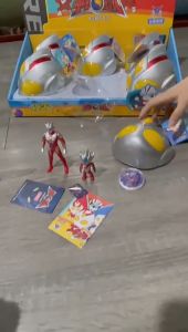 Ultraman Storage Surprise Egg Toy Best Gift For Kids Mainan Budak Kanak 7in1