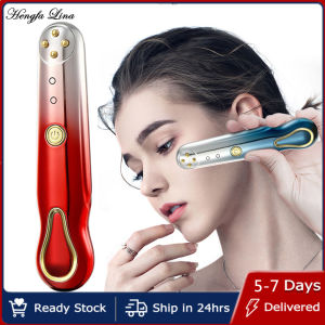 Hengfa Lina Eye Massager Electric LED PhotonTherapy Ion Heated Anti-aging Wrinkle Removal Dark Circle Puffiness SPA Facial Pen