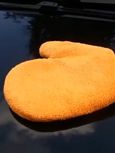 Sarung Tangan Cuci Mobil Motor Wash Mitt Microfiber Car Wash Mitt Detailing Dua Sisi Multifunksional