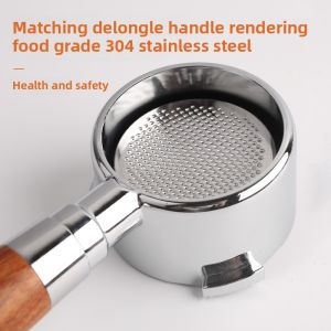 Universal 51mm Coffee Machine Handle Powder Bowl Derlla Dongling Bpeater NetEase Yanxuan Single Double Cup Stainless Steel