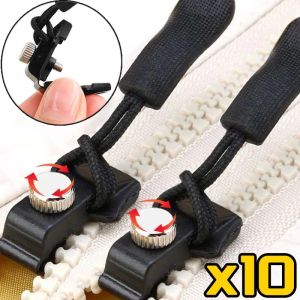 🔥Bán chạy🔥10 cái dây kéo thông dụng bộ dụng cụ sửa chữa dây kéo may vá miễn phí có thể tháo rời nhanh chóng có thể tháo rời đầu dây kéo dây kéo thay thế