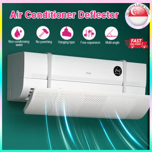 🇸🇬【SG stock】Aircon Wind Deflector Retractable Air Conditioner Wind Shield Aircon Wind Deflector AC Windshield 空调挡风板
