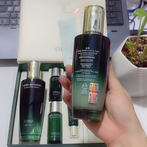 [CTY] Set Nước Hoa Hồng Sữa Dưỡng OHUI xanh tái tạo da Prime Advancer phục hồi trẻ hóa căng bóng da