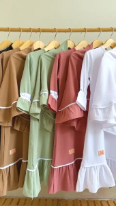 Gamis Anak Perempuan Set Hijab Manasik PAUD TK SD