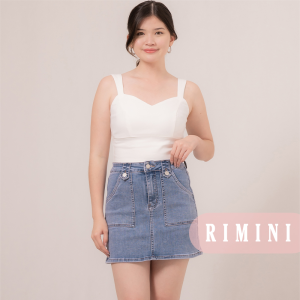 RIMINI - Bawahan Wanita Skirt Casual Kekinian 26-33 - Navila Pocket Skirt - 5198