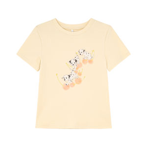 Cherry Print Slim Fit Short Sleeve Summer T-Shirt