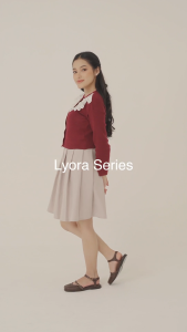 Dianable - Lyora Ankle Strap Sepatu Wanita (Black - Maroon - Camel - Dark Brown)