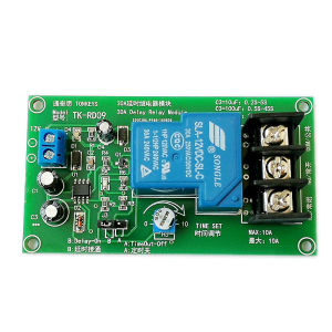 30A12V24V Delay Relay Module Timer Turn off High Current Time Relay Electronic Components Market Power Management Devices