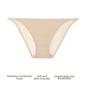 GAINREEL | Thin Comfortable Seamless Narrow-band High-split Mid-waist Briefs