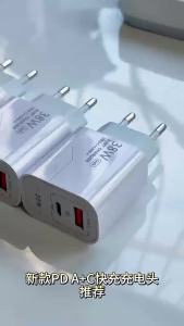 Bộ Sạc USB 2 Cổng 38W QC3.0 PD Type C Bộ Sạc Nhanh Cho iPhone Samsung Huawei Xiaomi - Bộ Sạc Nhanh USB-C