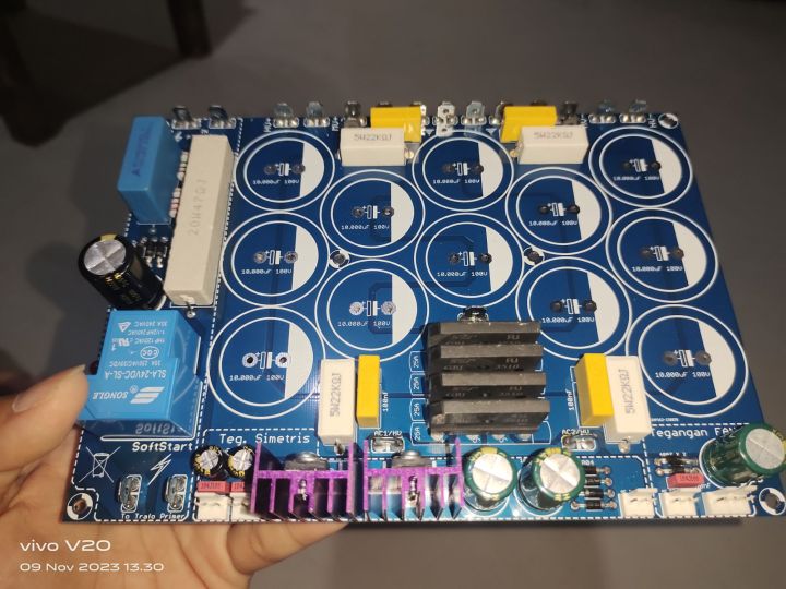 kit psu ampli class H 12 elco class H 2 step dobel layer + softstart