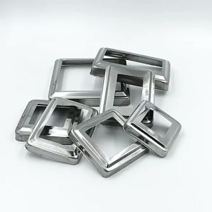 1PC 304 Stainless Cover Plate Square Flange Cover Square Tube Cover Rectangular Tube Cover
