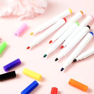 Bộ 12 Bút Dạ Quang Nhiều Màu Mực Nước Đầu Nhỏ Viết Êm Có Thể Xóa Dành Cho Trẻ Em Tô Màu Vẽ Nguệch Ngoạc Và Viết
