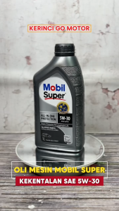Mobil Super All In One Protection SAE 5W-30 1 Liter Api SP/GF-6A Oli Mesin Mobil Bensin Diesel Pelumas Full Synthetic Original