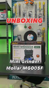 (MOLLAR MLR-MG005F KOPER) Mini Die Grinder MOLLAR MLR-MG005F 1 SET 40 pcs KOPER / Gerinda Mini Multifungsi MG 005F - Bor tuner set 40pcs
