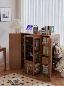 DONGMU | Simple Multi-functional Kids Wooden Shelf with Board and Storage