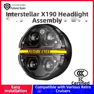FUTURE EYES | Motorcycle Headlight Assembly For TR300 CU525 CM500 DL250 Universal