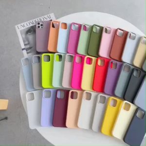 1-3วันได้ เคส กำมะหยี่ Silicone สำหรับ ไอโฟน 15/14/13/12/11 15Promax 14Promax 13Promax 12Promax 11Promax 15Pro 14Pro 13Pro 12Pro 11Pro X XS XR XS MAX 7Plus 8Plus 7 8 SE2 SE3 เคสซิลิโคน กันเปื้อน Cover Case White พร้อมส่ง สีพาลเทส 024