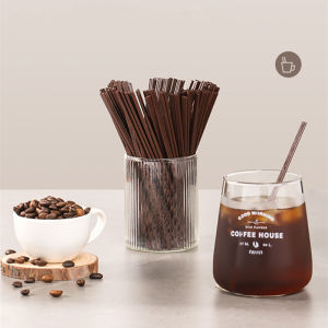 Disposable three hole coffee straw stirring rod for hot drinks small straw independently packaged 17CM long For Party Festive