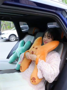 【COD】car pillow | car pillows for passenger| Car Neck Pillow for Kids | Ergonomic design | skin-friendly and delicate | fully filled.