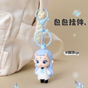 Douyin popular Nezha 2 devil boy haunting the sea silicone keychain pendant three-dimensional peripheral tide play schoolbag pendant gift