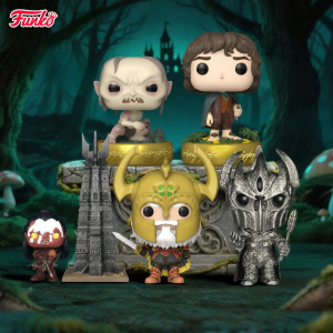 Funko | Bộ Tượng Nhân Vật Chúa Nhẫn Sauron Bilbo Balin