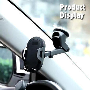 Smart Universal Long Neck Mobile Stand Quick One Touch Car Suction Cup Mount Adjustable Smart Phone Holder