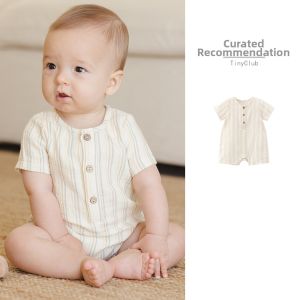 tinyclvb | Bodysuit Dành Cho Bé Phong Cách Bắc Âu Áo Ngắn Tay