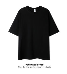 Áo Thun Nam Tay Ngắn Thiết Kế Đơn Giản Cổ Nhỏ Tay Dài Mùa Hè Mỏng Nhẹ Cotton 100% Thường Ngày Thường Tay Ngắn Tay Dài