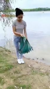 Lưới Lồng Bát Giác đa Cửa Siêu bắt cá + Tặng mồi dụ cá tôm lươn
