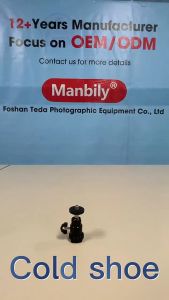 TaffSTUDIO Ball Head Kamera Hot Shoe 1/4 - QM3621 - Black