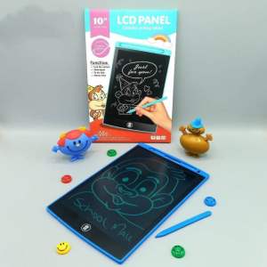 10 Inch LCD Panel Writing Tablet Digital Drawing Graphics Handwriting Pads Colourful Screen Portable Size For Kids