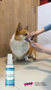 Xịt Vệ Sinh Răng Miệng Chó Mèo Thú Cưng YEGEBONG Khử Mùi Hôi Miệng Diệt Khuẩn An Toàn Khi Nuốt Chai 100ml