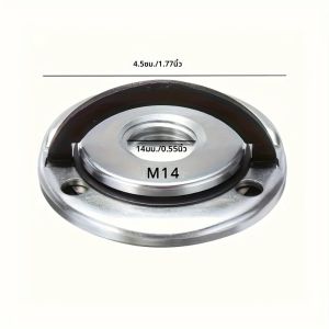 แผ่นกดเครื่องเจียรแบบปลดเร็ว M14 1 ชิ้น พร้อมน็อตหนีบ สำหรับเครื่องมือไฟฟ้า