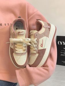 Women's Breathable Peach Pink Original Style Flat Shoes: A Guide to Korean Style PU Leather Shoes