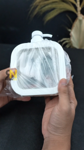 Dispenser Botol Sabun Mandi Pump 300ml 500ml Tempat Sabun Cair Pump Transparan Refill