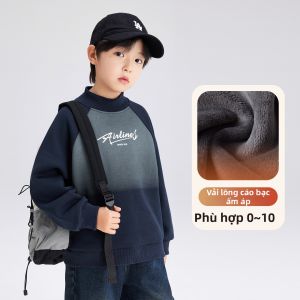 Áo Hoodie Len ấm cho Bé Trai Mẫu Mới 2025