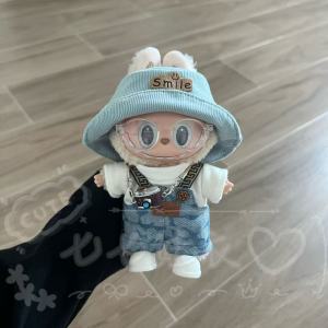 Labubu Doll Clothes Set Compatible with First Third Generation Front High Energy Pulling Cloth Doll Clothes 17cm Rubber Suitable Apparel