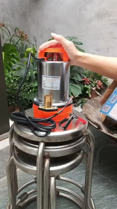 Máy bơm nước chìm hồ cá hòn non bộM nước thải 12V
