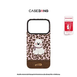 Casebang | Dòng chó con mùa đông CASEBANGx phù hợp với iPhone18ProMax/18Pro/17ProMax/17Pro/16promax/16pro ốp điện thoại di động hình Apple dễ thương có thể tháo rời từ tính