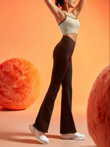 VFU | Warm Womens Bell Bottom Pants for Yoga and Fitness