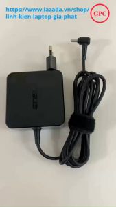 [Chân Nhỏ] Sạc Laptop Asus 19V – 3.42A - 65W chân Nhỏ 4.0x1.35mm - đường kính đầu sạc 4mm thay cho Asus X556 A556 A510U X541 X542 K401 X441 A540 K401L K401LB UX305 A510 A540 VivoBook S510  S410 củ Vuông zin