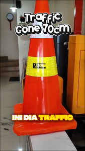 Safety Traffic Cone / Kerucut Lalu Lintas / Taficon 70cm Anti Pecah