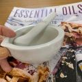 Mortar and Pestle Porcelain Medicine Grinding Bowl Chemical Laboratory Use. 