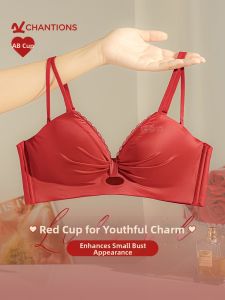 CHANGQIANGSHI | Red Gathering and Supportive Bras